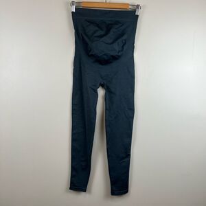 Blanqi Everyday Maternity Belly Support Size Medium Leggings Women Steel Blue